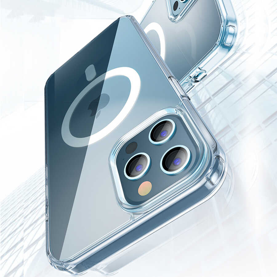 Apple iPhone 13 Case Wiwu Magnetic Crystal Cover Colorless 