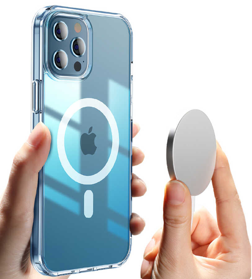 Apple iPhone 13 Case Wiwu Magnetic Crystal Cover Colorless 