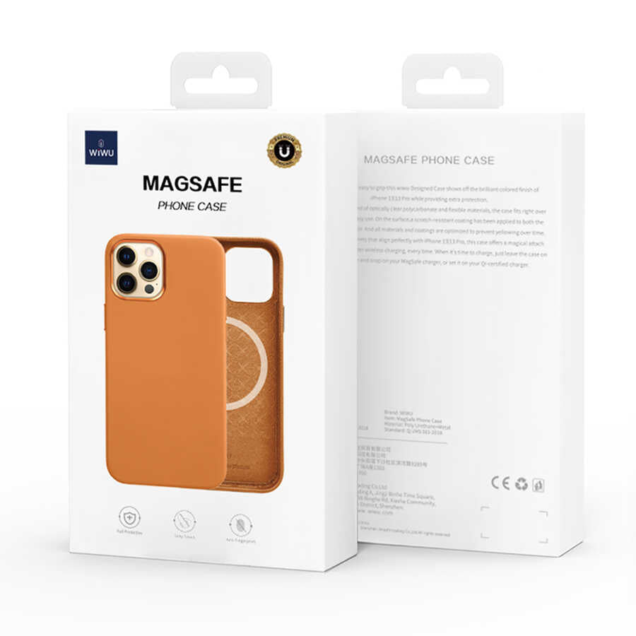 Apple iPhone 13 Case Wiwu M-safe Magnetic Cover Black 