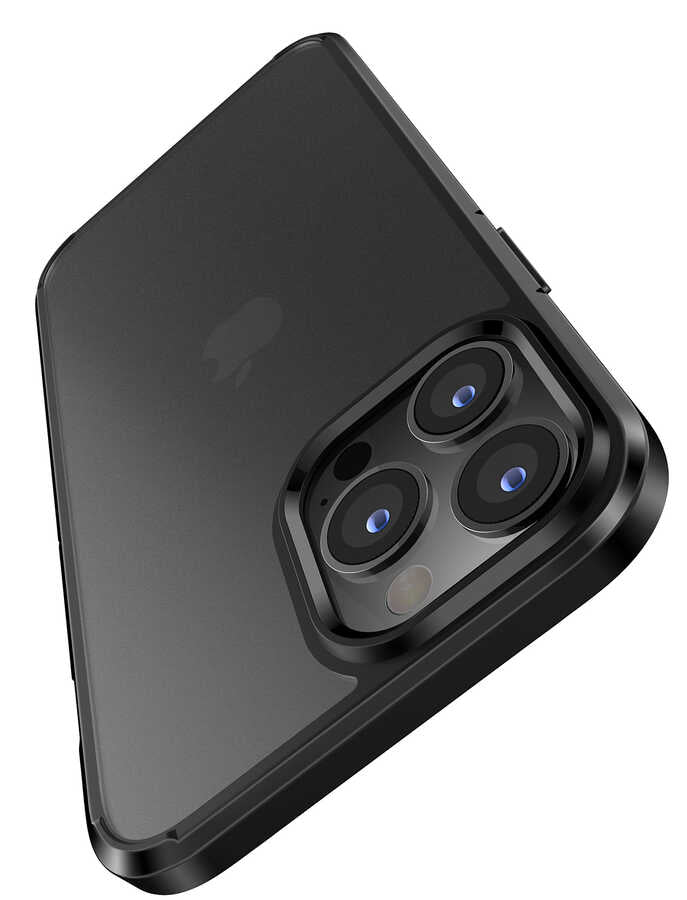 Apple iPhone 13 Kılıf Wlons H-Bom Kapak Renksiz
