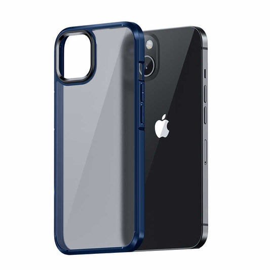 Apple iPhone 13 Kılıf Wlons H-Bom Kapak Lacivert