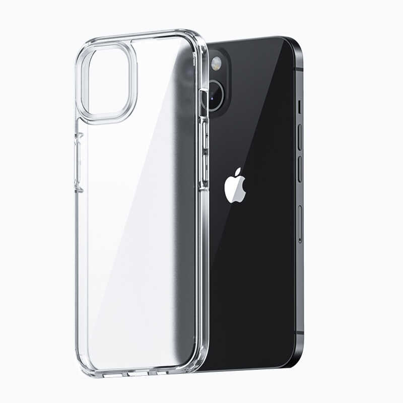 Apple iPhone 13 Kılıf Wlons H-Bom Kapak Renksiz