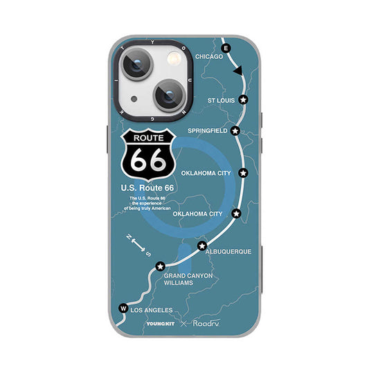 Apple iPhone 13 Case YoungKit Highroad Series Cover Blue 