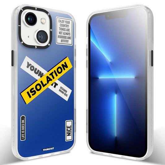 Apple iPhone 13 Case YoungKit Holiday Series Cover Blue 