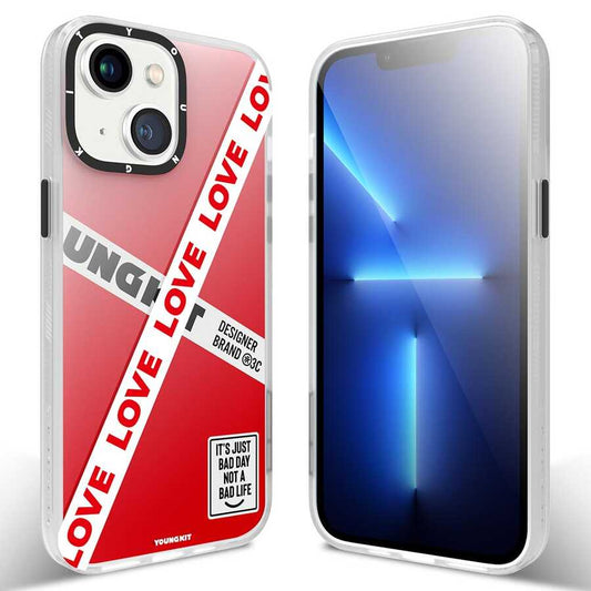 Apple iPhone 13 Case YoungKit Holiday Series Cover Red 