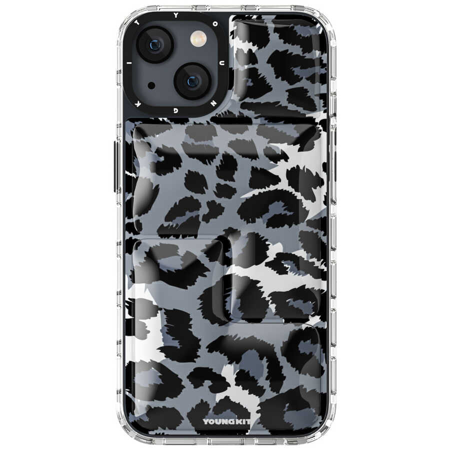 Apple iPhone 13 Case YoungKit Leopard Article Series Cover Pink 