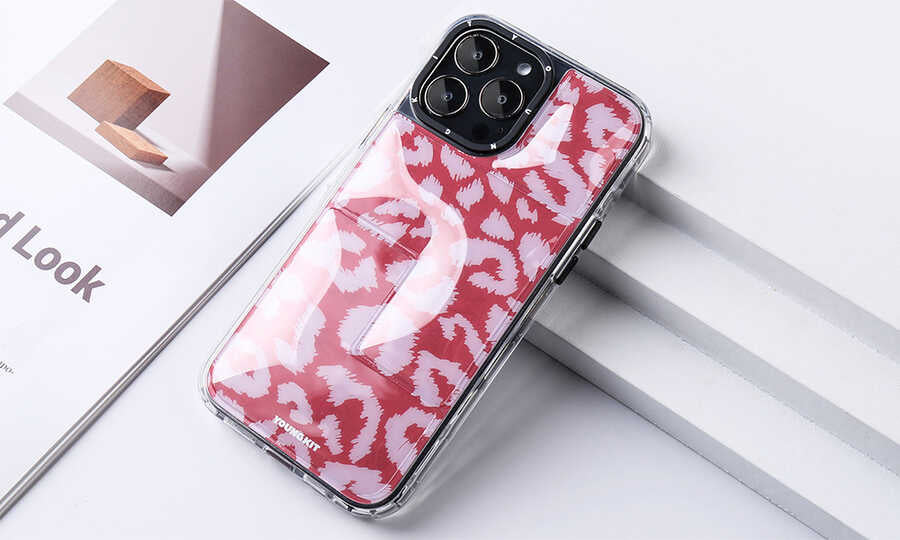Apple iPhone 13 Case YoungKit Leopard Article Series Cover Brown 