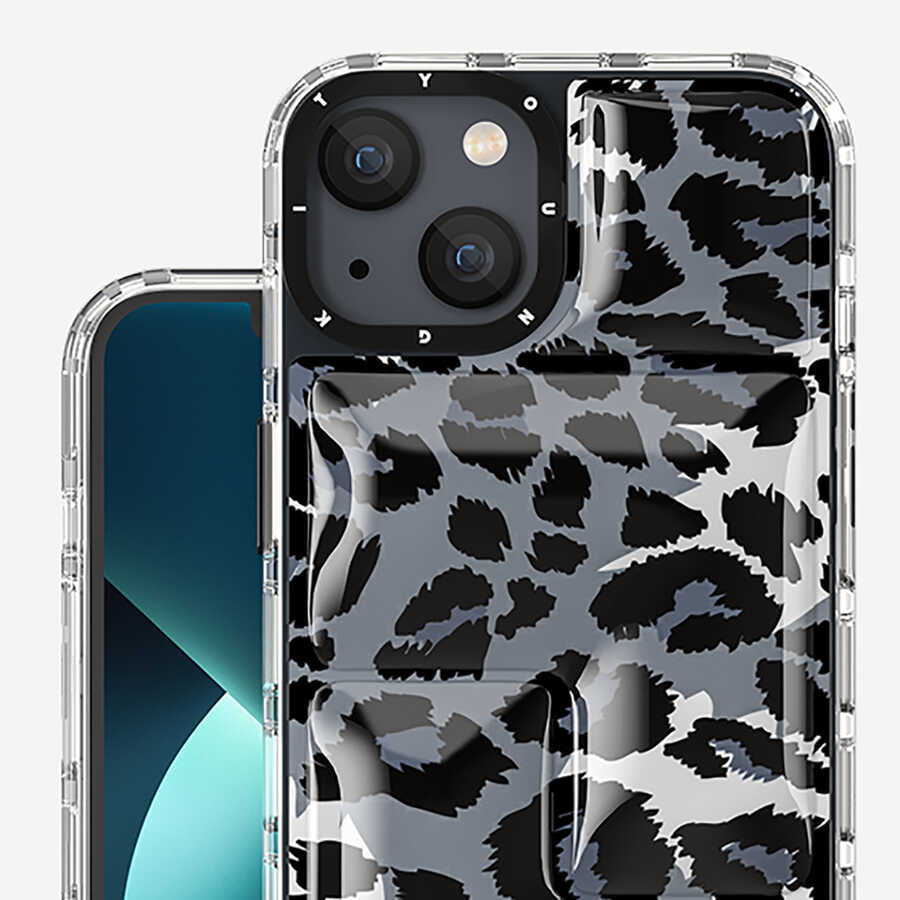 Apple iPhone 13 Case YoungKit Leopard Article Series Cover Pink 