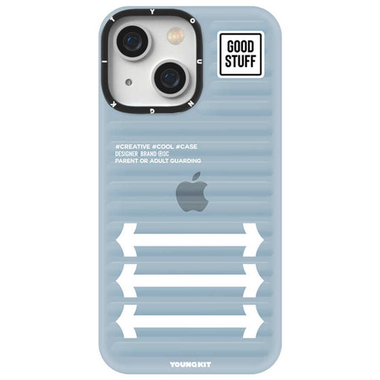 Apple iPhone 13 Case YoungKit Luggage FireFly Series Cover Blue Light 