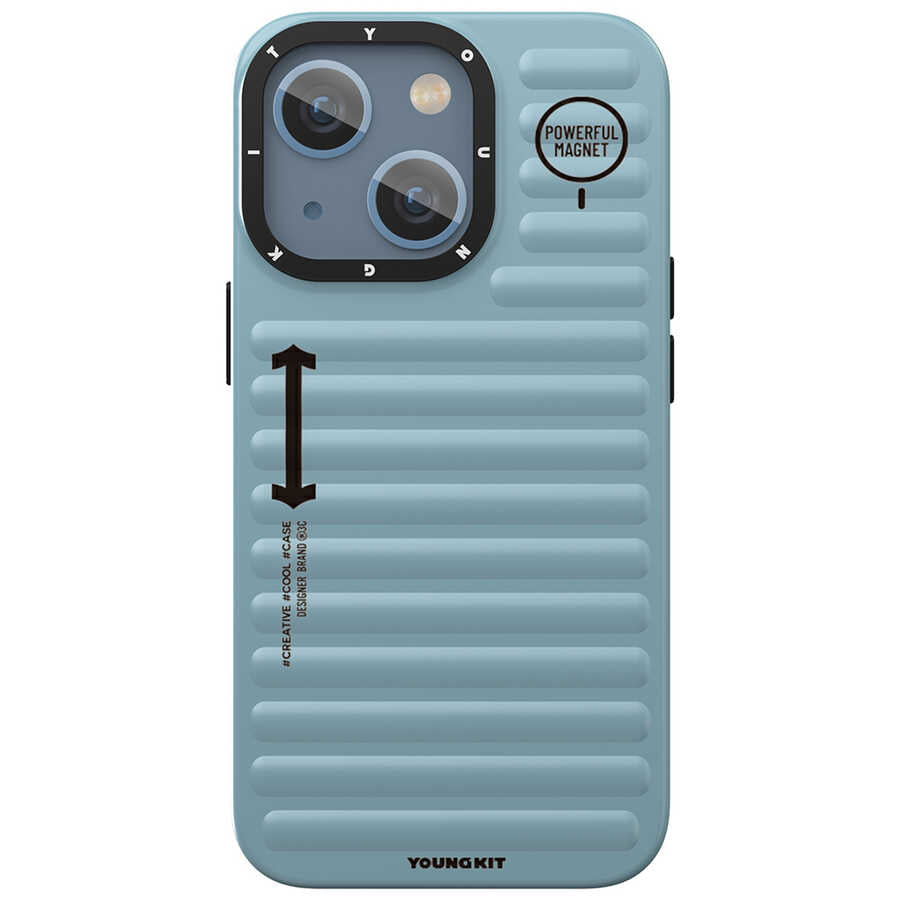 Apple iPhone 13 Case YoungKit Plain Colored Series Cover Green 