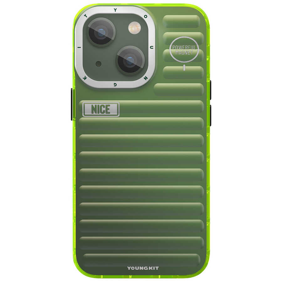 Apple iPhone 13 Case YoungKit Plain Colored Series Cover Blue 