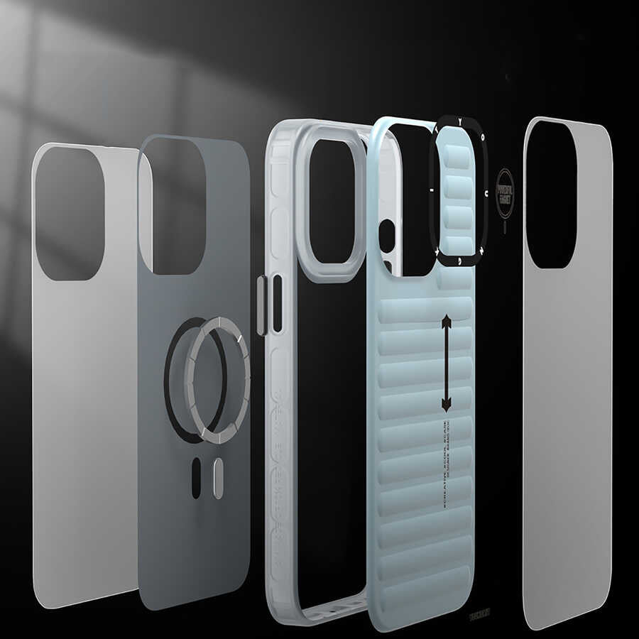 Apple iPhone 13 Case YoungKit Plain Colored Series Cover Silver 