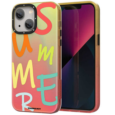 Apple iPhone 13 Case YoungKit Summer Series Cover Orange 
