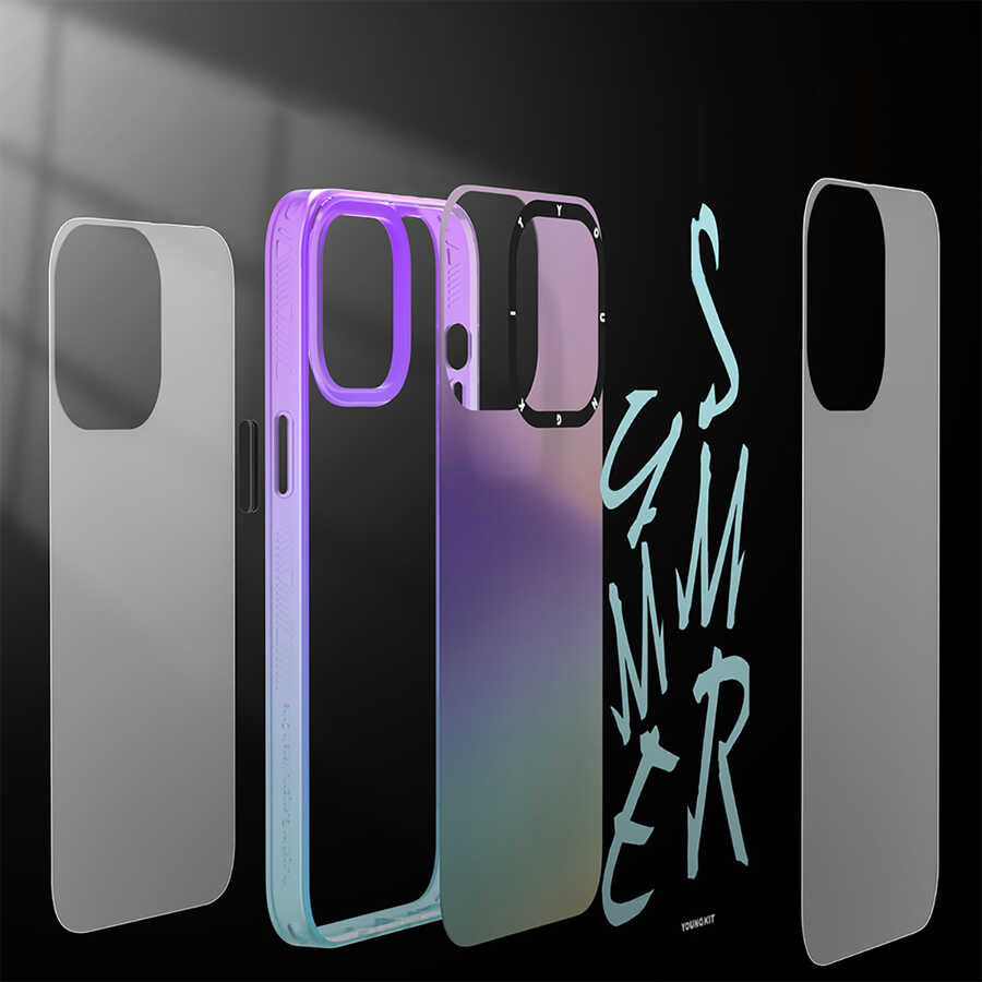 Apple iPhone 13 Case YoungKit Summer Series Cover Purple 