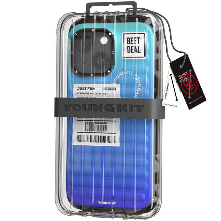 Apple iPhone 13 Case YoungKit The Secret Color Series Cover Blue 