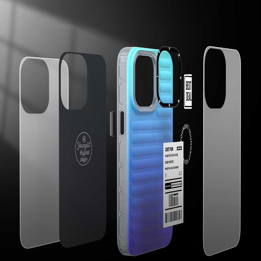 Apple iPhone 13 Case YoungKit The Secret Color Series Cover Blue 