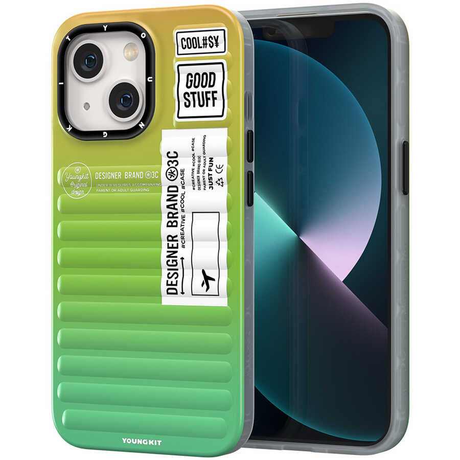 Apple iPhone 13 Case YoungKit The Secret Color Series Cover Green 