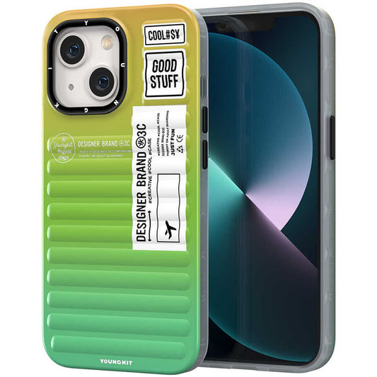 Apple iPhone 13 Case YoungKit The Secret Color Series Cover Green 