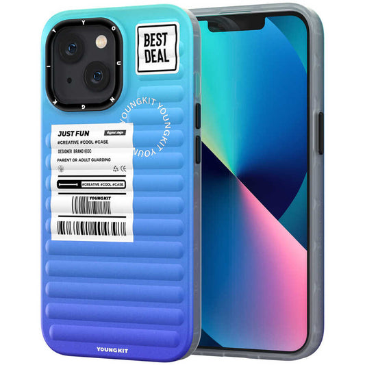 Apple iPhone 13 Case YoungKit The Secret Color Series Cover Blue 