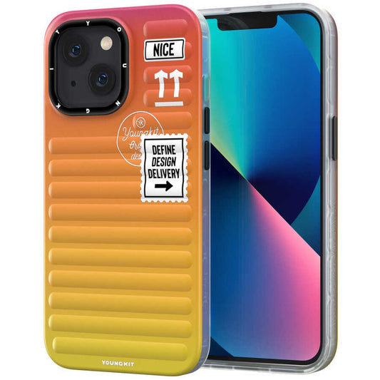 Apple iPhone 13 Case YoungKit The Secret Color Series Cover Orange 