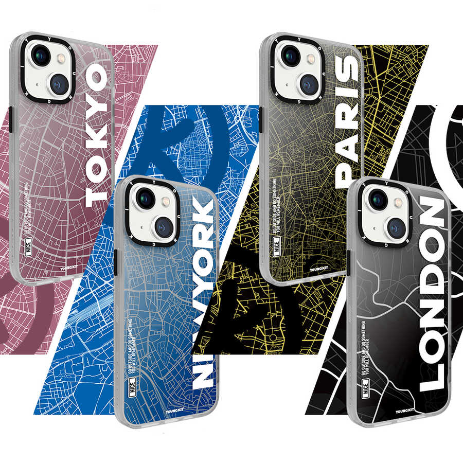 Apple iPhone 13 Case YoungKit World Trip Series Cover Paris 