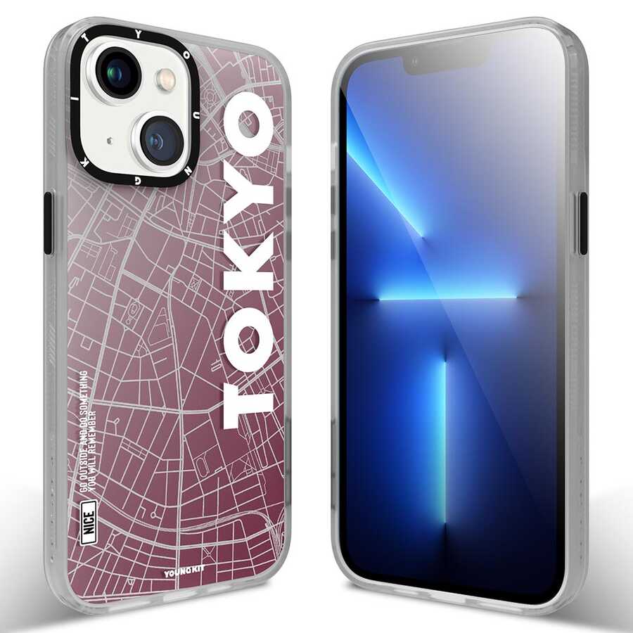 Apple iPhone 13 Case YoungKit World Trip Series Cover Tokyo 