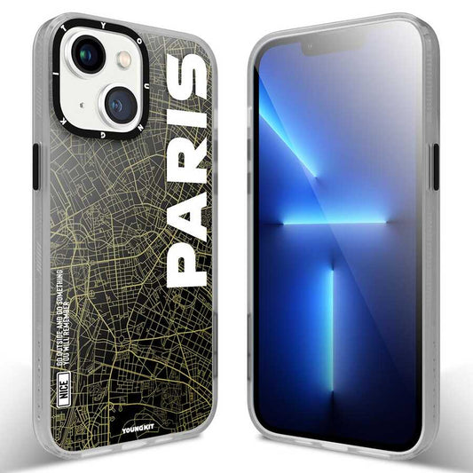 Apple iPhone 13 Case YoungKit World Trip Series Cover Paris 