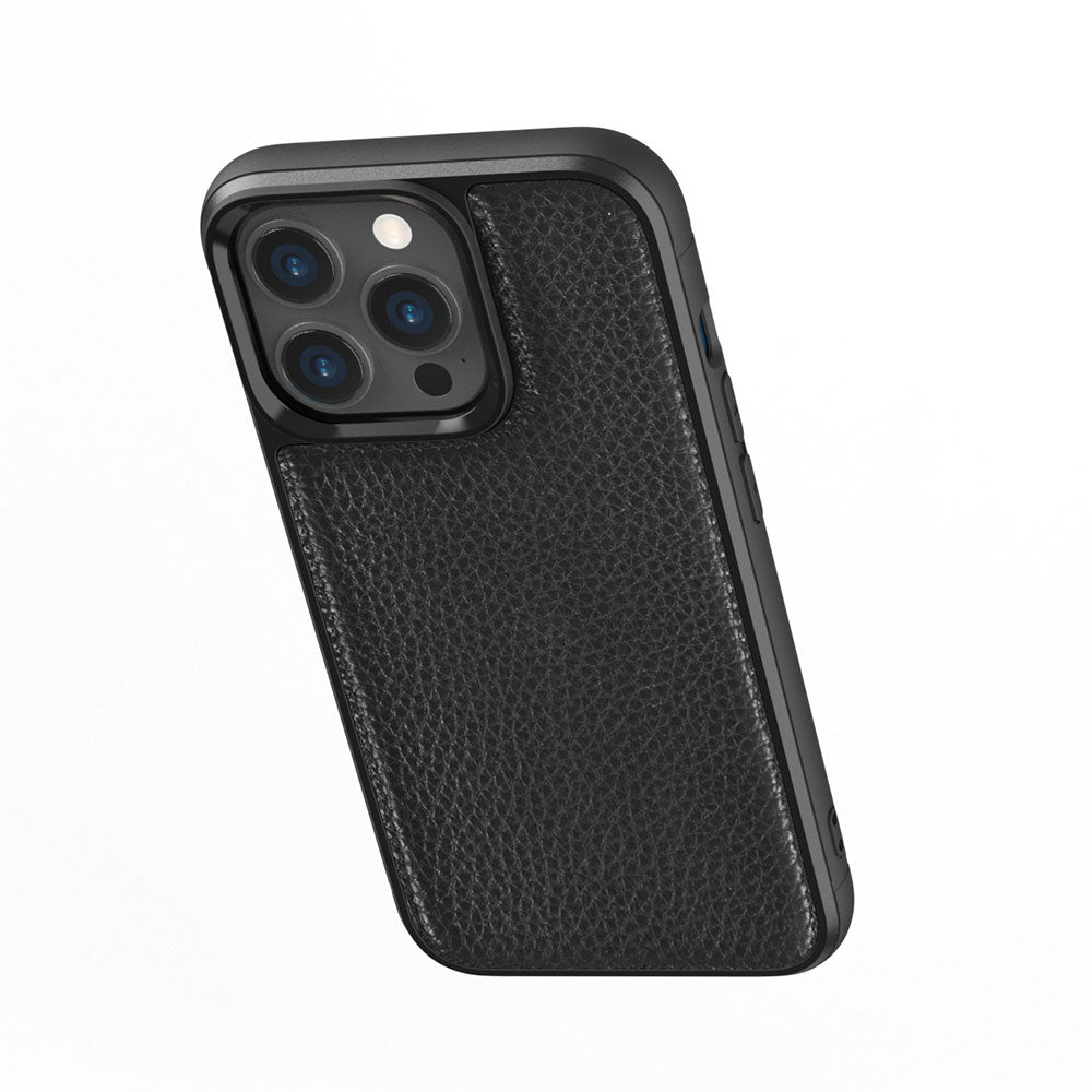 Apple iPhone 13 Mini Case Wiwu Genuine Leather Plastic Calfskin Original Leather Cover Blue 