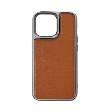 Apple iPhone 13 Mini Case Wiwu Genuine Leather Silver Calfskin Original Leather Cover Green 