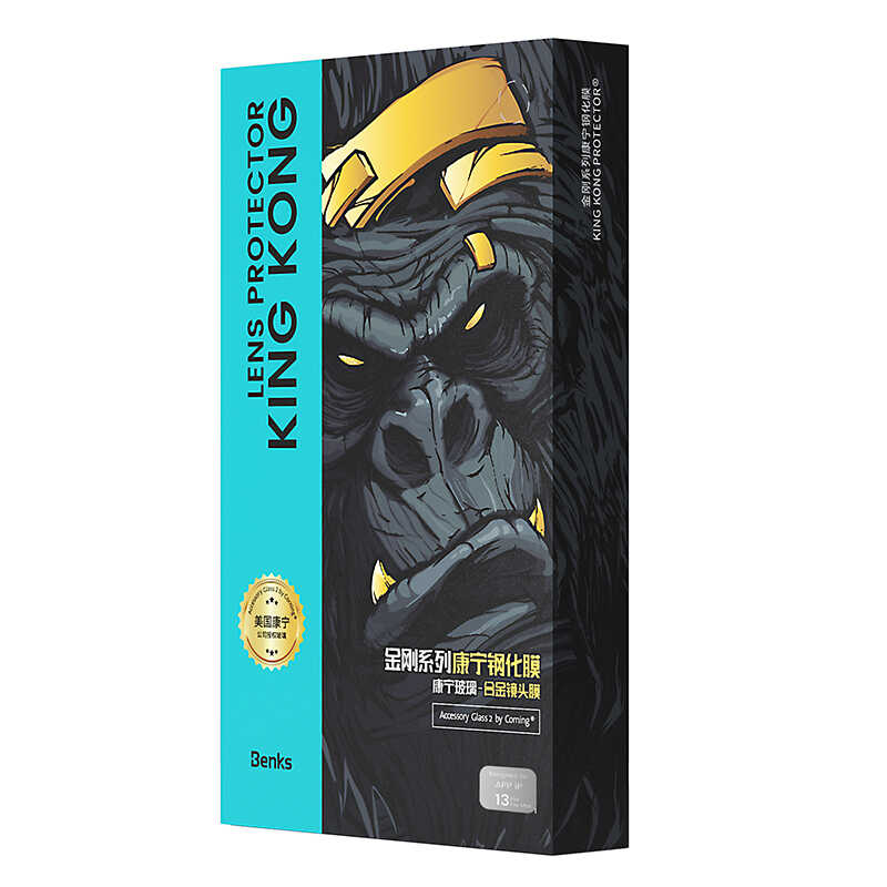 Apple iPhone 13 Pro Benks King Kong Camera Lens Protector Black 