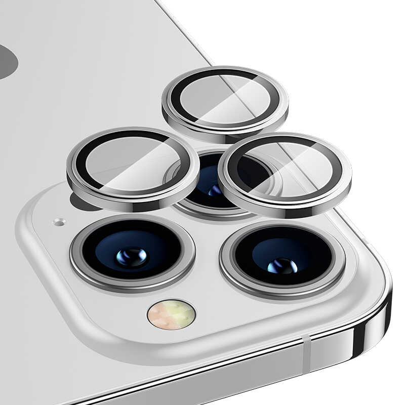 Apple iPhone 13 Pro Benks King Kong Camera Lens Protector Silver 