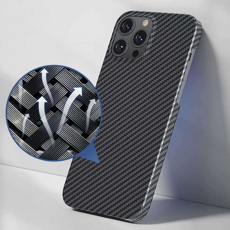 Apple iPhone 13 Pro Case Benks Aramid Fiber Cover Black 