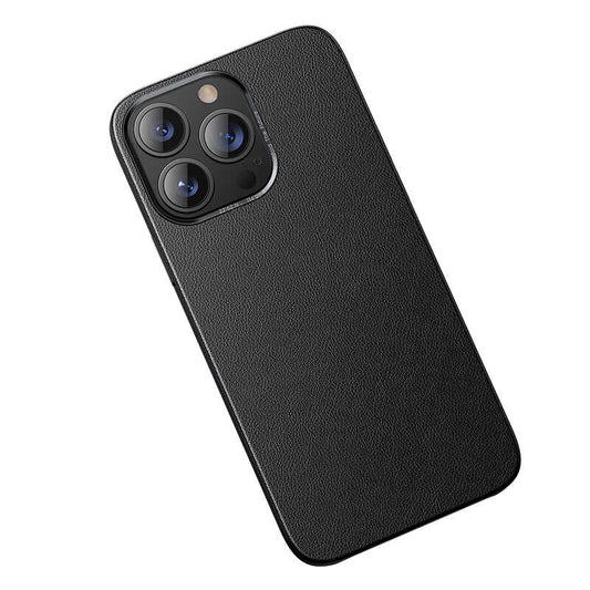 Apple iPhone 13 Pro Case Benks Magnetic Genuine Leather Case Black 