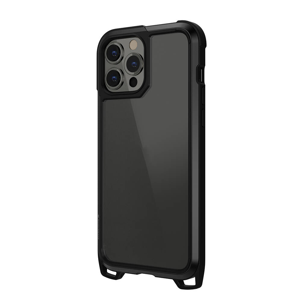 Apple iPhone 13 Pro Kılıf Boyun Askılı Kompozit Tasarımlı Şok Önleyicili Lisanslı Switcheasy Odyssey Kapak Rainbow