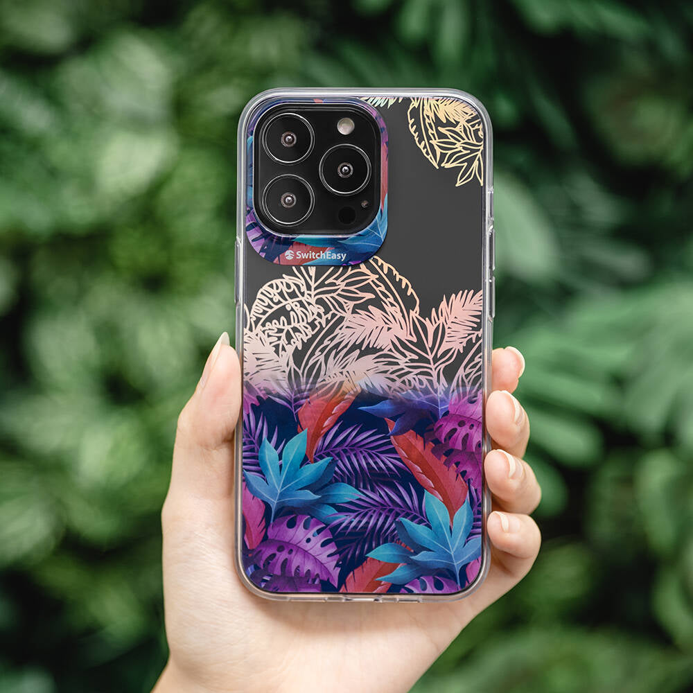Apple iPhone 13 Pro Kılıf Çift IMD Baskılı Lisanslı Switcheasy Artist Henri Rousseau Kapak Mor