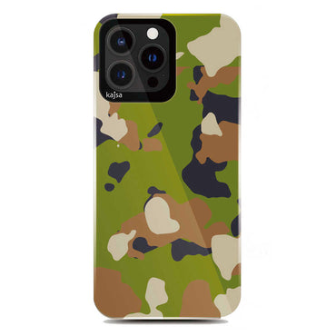 Apple iPhone 13 Pro Case Kajsa Camo Cover NO1 