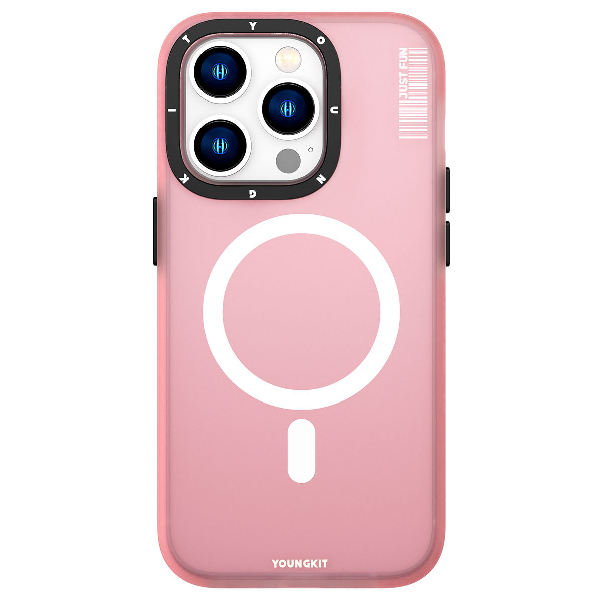 Apple iPhone 13 Pro Case M-safe Charging Feature Youngkit Colored Sand Series Cover Deep Purple 