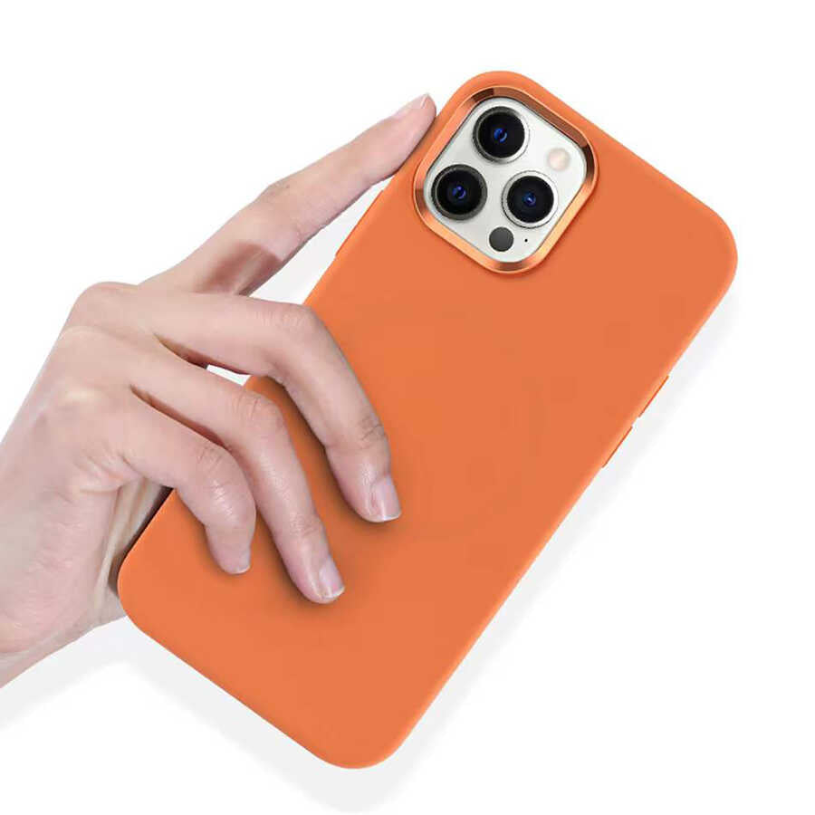 Apple iPhone 13 Pro Case Wiwu M-safe Magnetic Silicone Cover Navy Blue 
