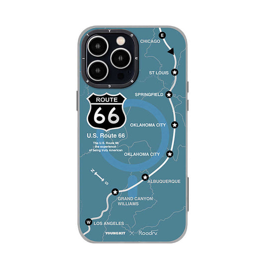 Apple iPhone 13 Pro Case YoungKit Highroad Series Cover Blue 