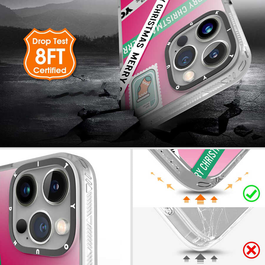Apple iPhone 13 Pro Case YoungKit Holiday Series Cover White 
