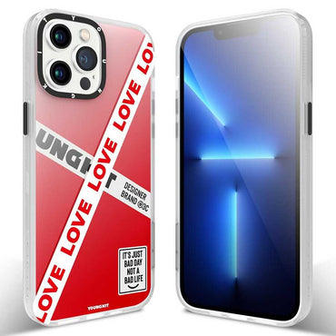 Apple iPhone 13 Pro Case YoungKit Holiday Series Cover Red 