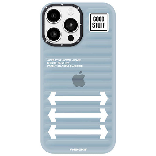 Apple iPhone 13 Pro Case YoungKit Luggage FireFly Series Cover Blue Light 