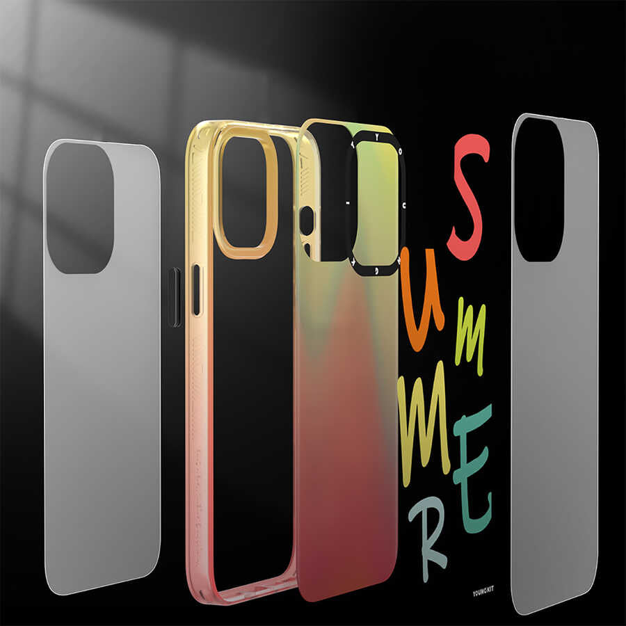 Apple iPhone 13 Pro Case YoungKit Summer Series Cover Green 