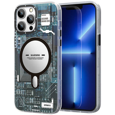 Apple iPhone 13 Pro Case YoungKit Technology Series Cover White 