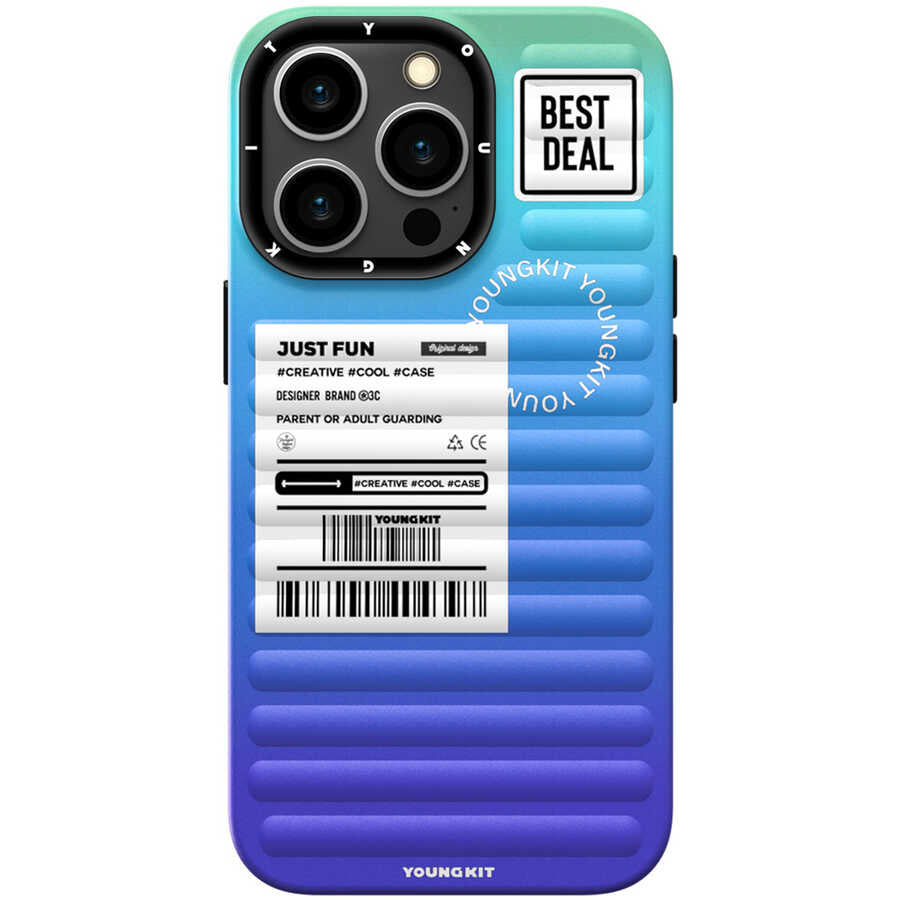Apple iPhone 13 Pro Case YoungKit The Secret Color Series Cover Blue 