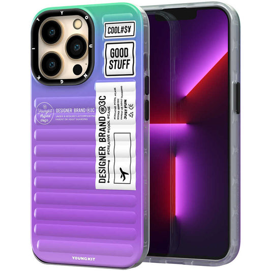 Apple iPhone 13 Pro Case YoungKit The Secret Color Series Cover Purple 