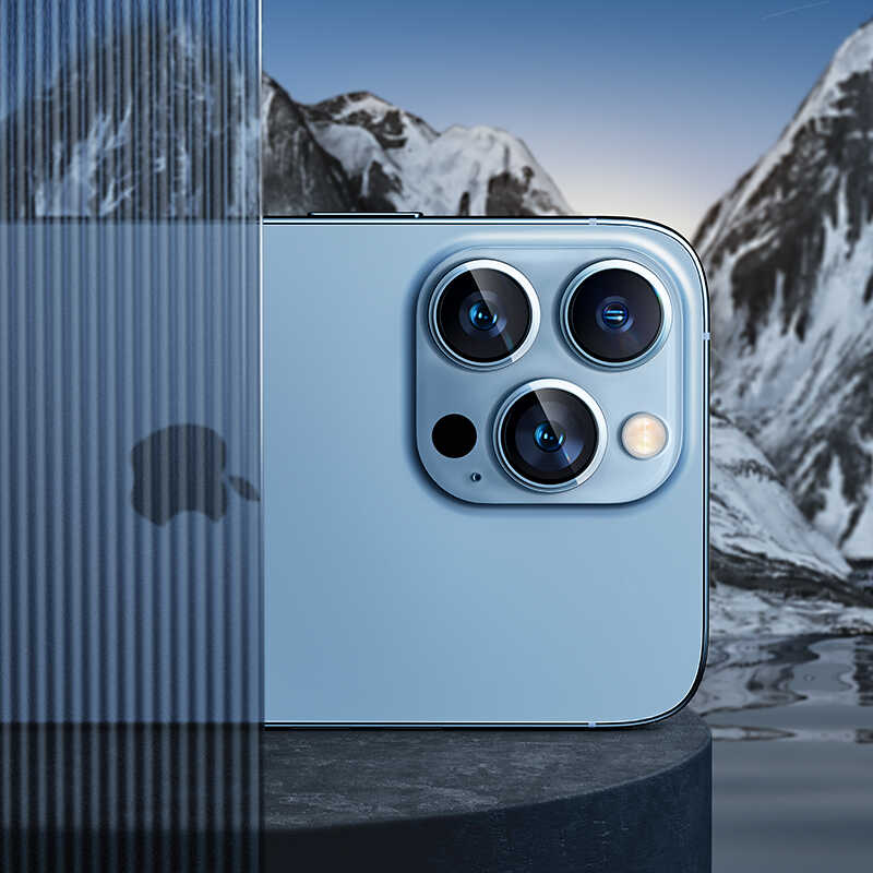 Apple iPhone 13 Pro Max Benks King Kong Camera Lens Protector Silver 