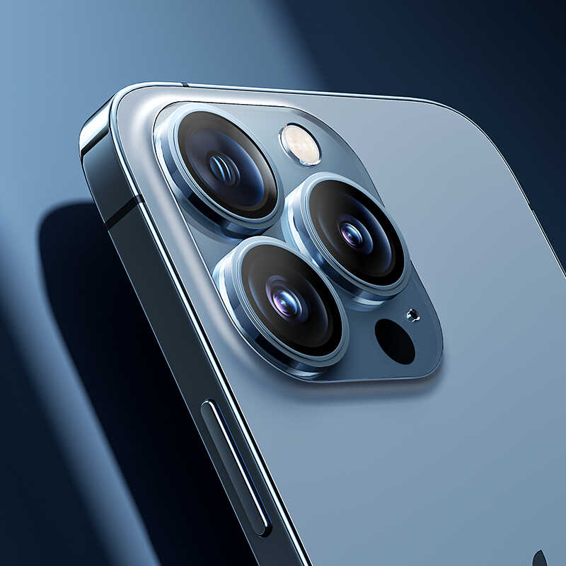 Apple iPhone 13 Pro Max Benks King Kong Camera Lens Protector Silver 