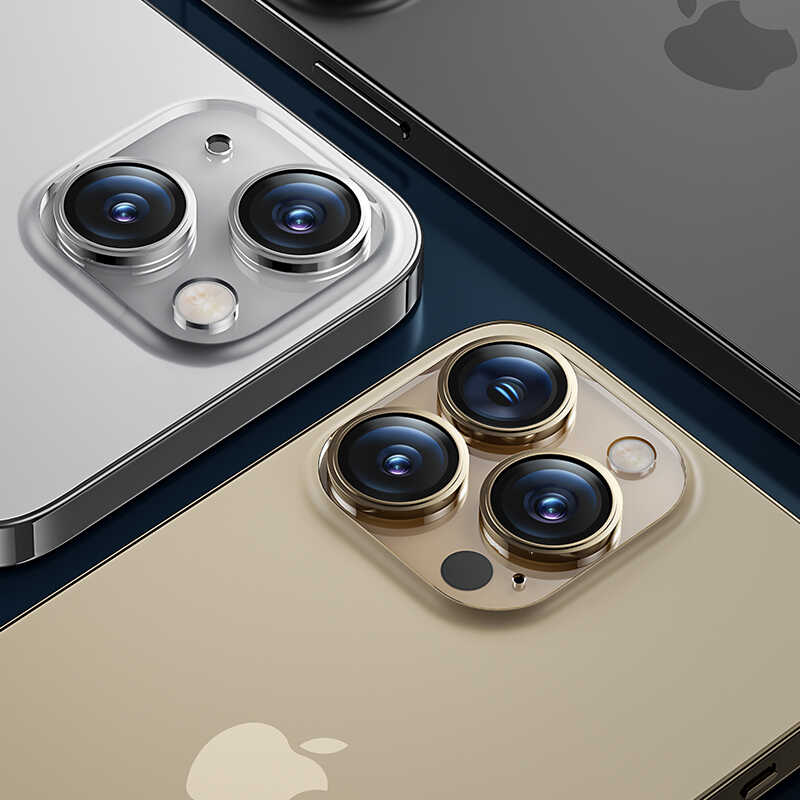 Apple iPhone 13 Pro Max Benks King Kong Camera Lens Protector Silver 