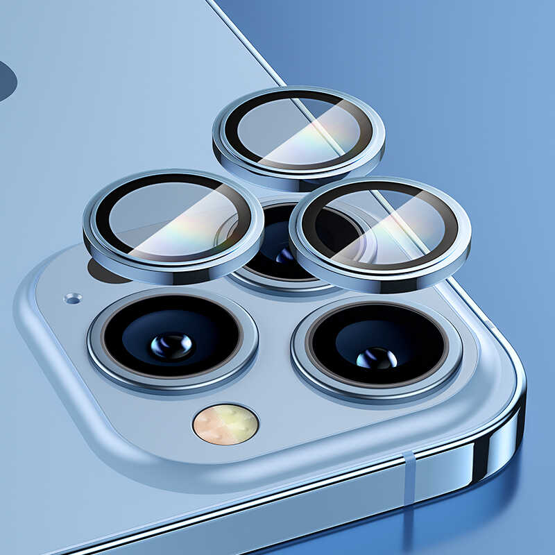 Apple iPhone 13 Pro Max Benks King Kong Camera Lens Protector Silver 